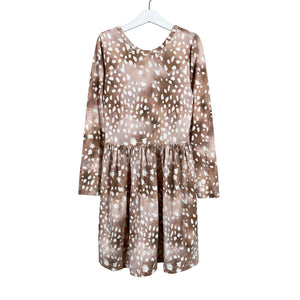 Unisex Kaiko - Tricot dress, size 146 - 152 - Brown (1)