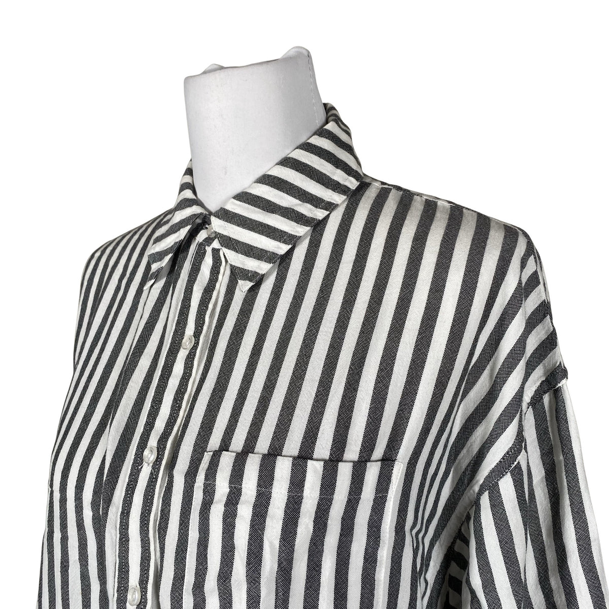Unisex Anine Bing - Collared shirt, size 34 - Gray (3)