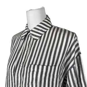 Unisex Anine Bing - Collared shirt, size 34 - Gray (3)