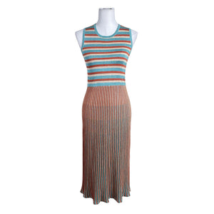 Unisex Nümph - Knit dress, size 36 - Turquoise (1)