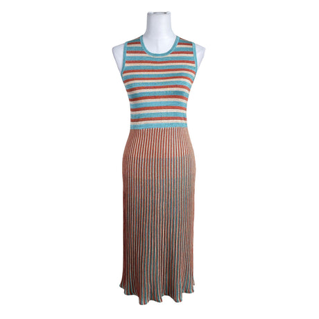 Unisex Nümph - Knit dress, size 36 - Turquoise ()