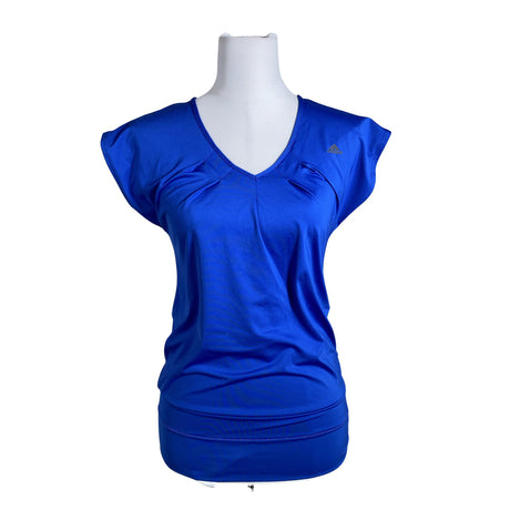 Unisex Adidas - Sports shirt, short sleeve, size 34 - Blue ()