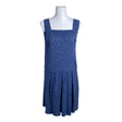 Unisex Handmade - Schiffon dress, size 36 - Blue ()