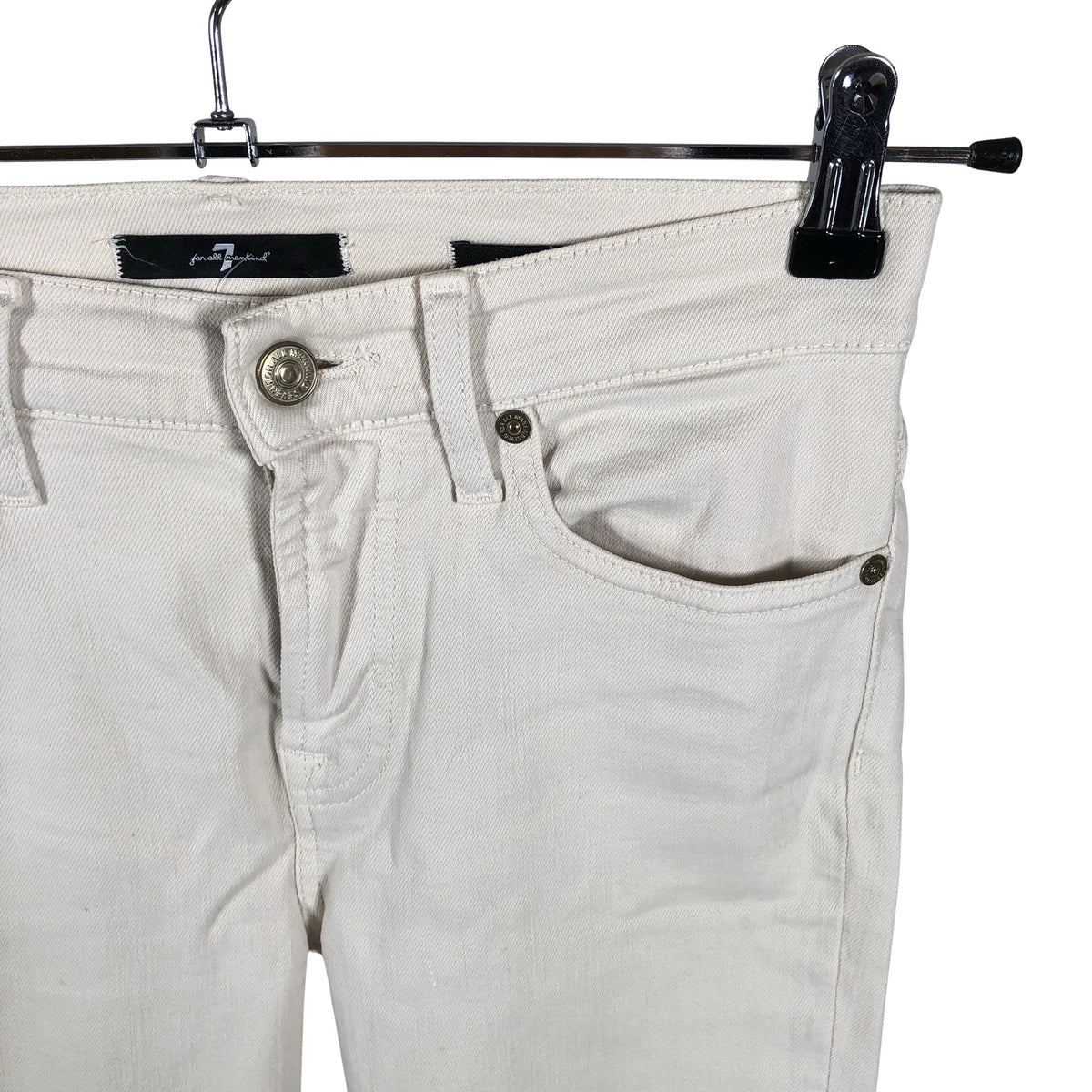 Unisex 7 for all mankind - Jeans, size W27 - Natural white (3)