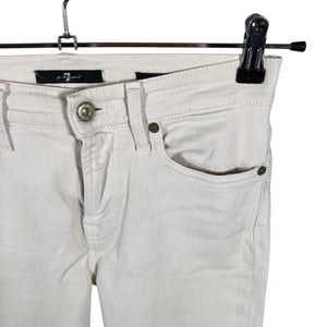 Unisex 7 for all mankind - Jeans, size W27 - Natural white (3)