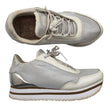 Unisex Woden - Casual sneakers, size 38 - Silver ()