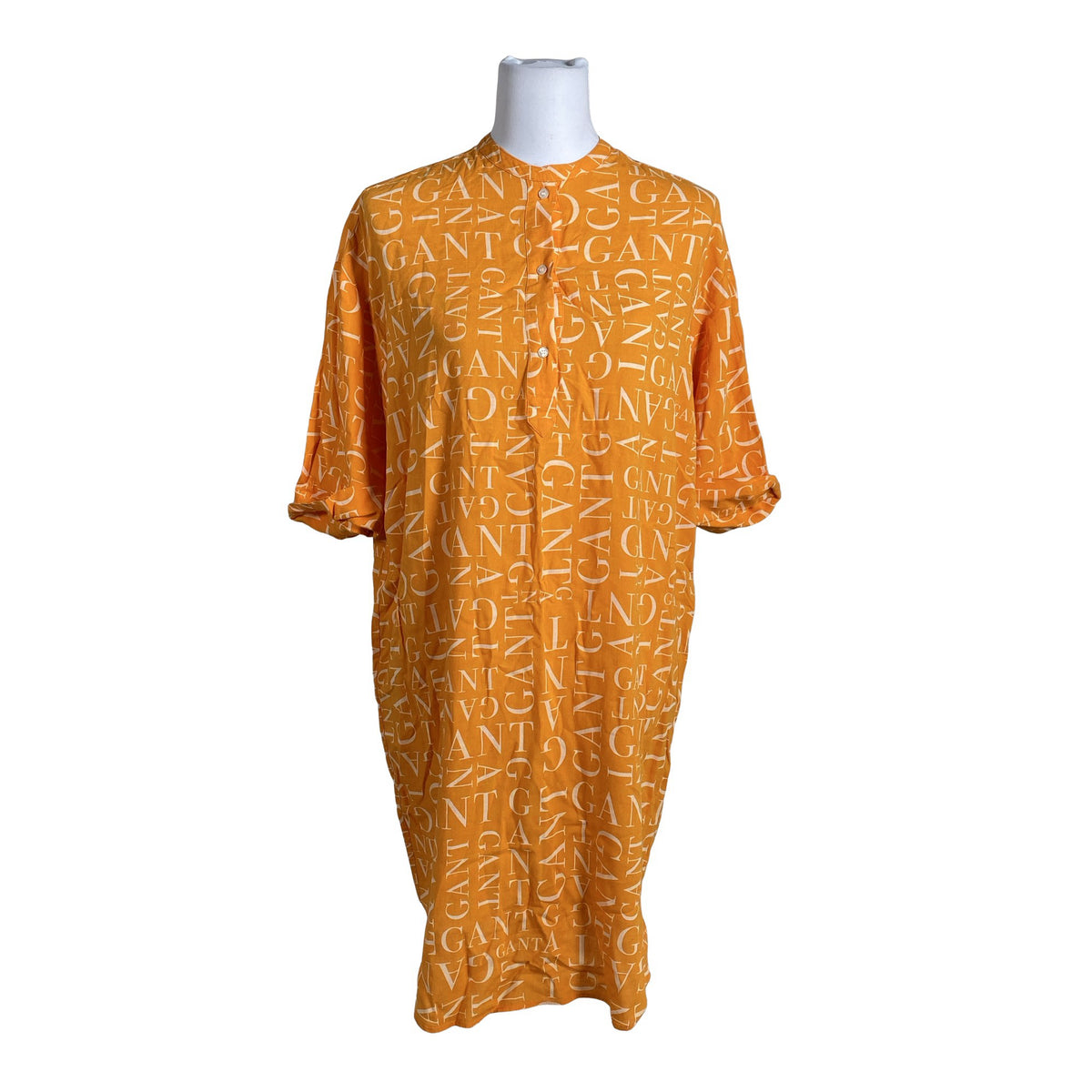 Unisex Gant - Schiffon dress, size 36 - Orange (1)