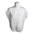 Unisex Create - Short-sleeved blouse, size 38 - White ()