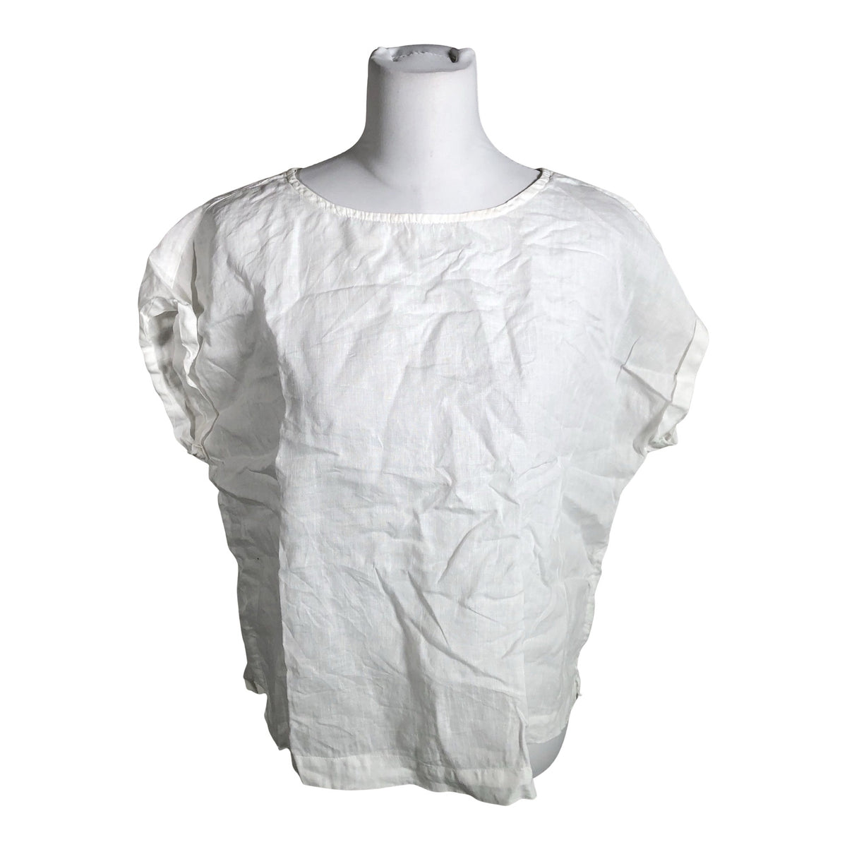 Unisex Create - Short-sleeved blouse, size 38 - White (1)