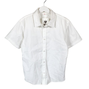 Unisex s.Oliver - Collared shirt, size 146 - 152 - White (1)