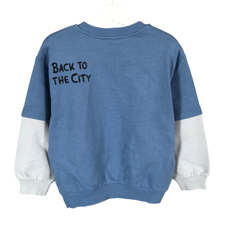 Unisex Benetton - Sweatshirt, size 104 - 110 - Light blue (2)