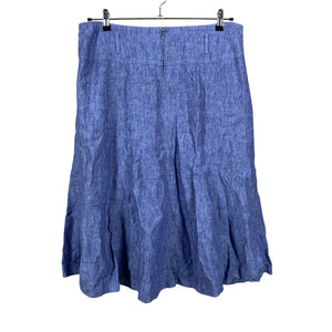 Unisex Gerry Weber - Fabric skirt, size 44 - Blue (2)