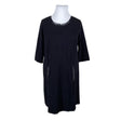 Unisex Taifun - Tricot dress, size 44 - Black ()