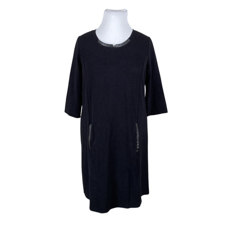 Unisex Taifun - Tricot dress, size 44 - Black ()