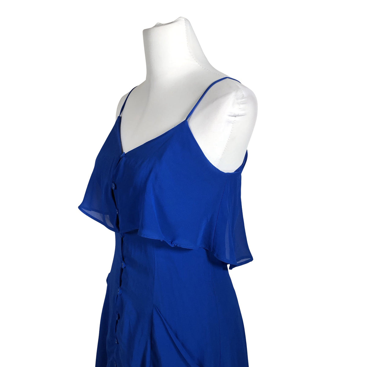 Unisex Walter Baker - Schiffon dress, size 34 - Blue (3)