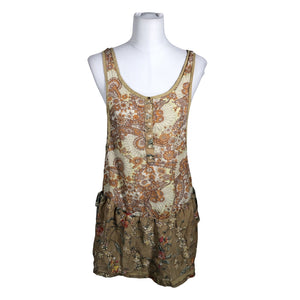 Unisex Replay - Schiffon tunic, size 38 - Brown (1)