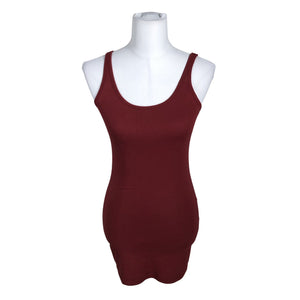 Unisex Soyaconcept - Tricot tank top, size 34 - Wine red (1)