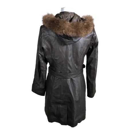 Unisex Cortefiel - Leather jacket, size 38 - Brown (2)