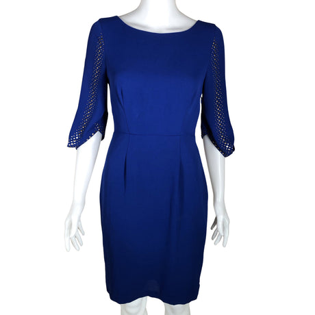 Unisex BCBG Maxazria - Schiffon dress, size 34 - Blue ()