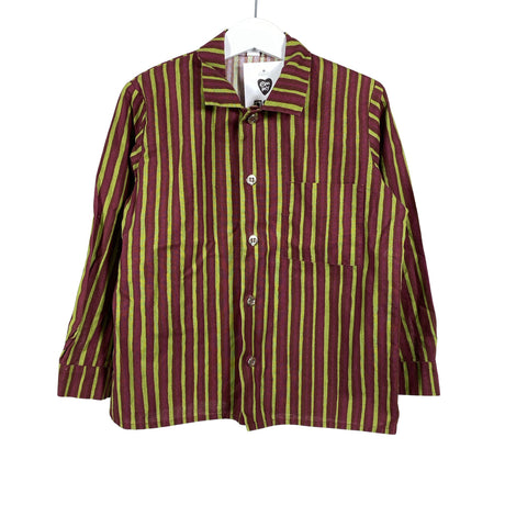 Unisex Marimekko - Collared shirt, size 104 - 110 - Wine red ()