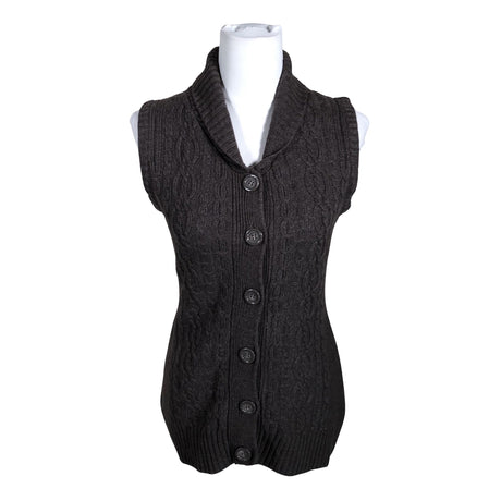 Unisex Voglia - Knit vest, size 34 - Brown ()