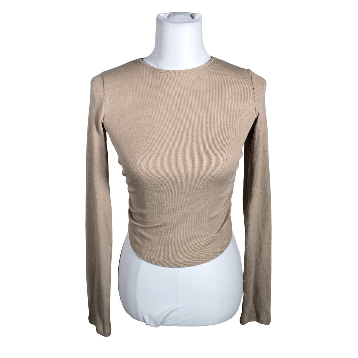 Unisex Na-KD - Tricot shirt, size 34 - Beige (1)