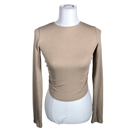 Unisex Na-KD - Tricot shirt, size 34 - Beige ()