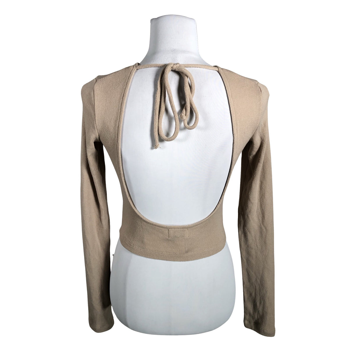 Unisex Na-KD - Tricot shirt, size 34 - Beige (2)