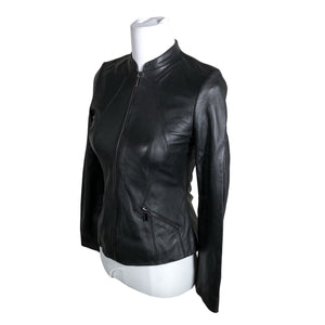 Unisex Karen Millen - Leather jacket, size 36 - Black (3)