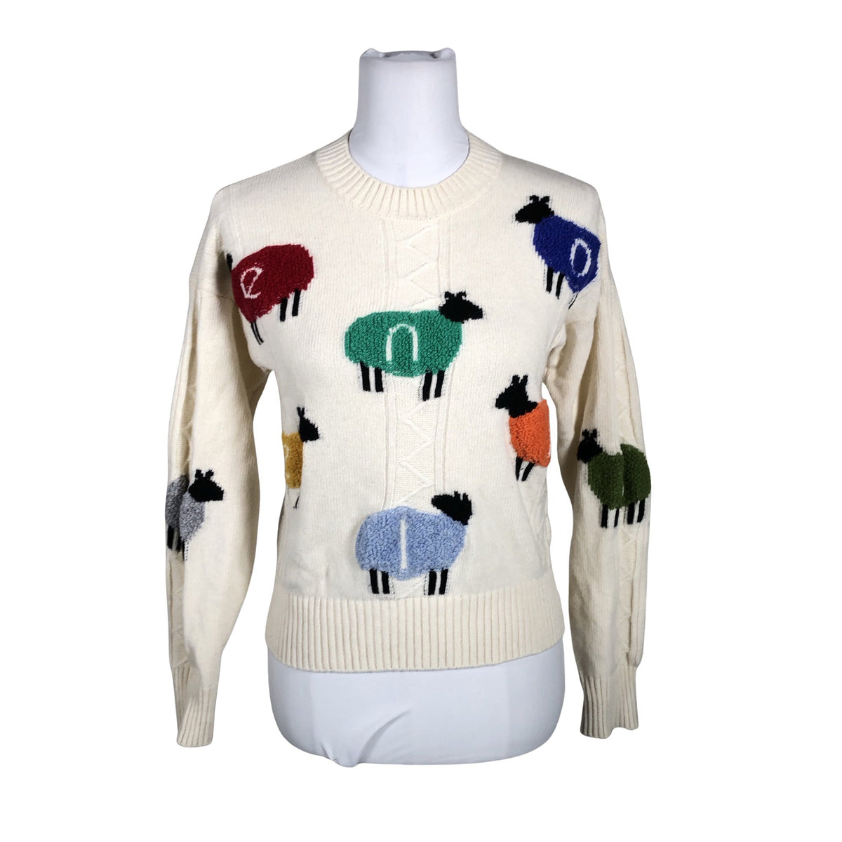 Unisex Benetton - Sweater, size 36 - White (1)