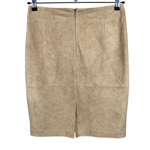 Unisex Ril's - Leather skirt, size 36 - Beige (2)
