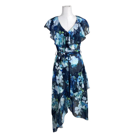 Unisex Awama - Schiffon dress, size 38 - Blue ()