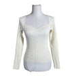 Unisex Na-KD - Tricot shirt, size 38 - White ()