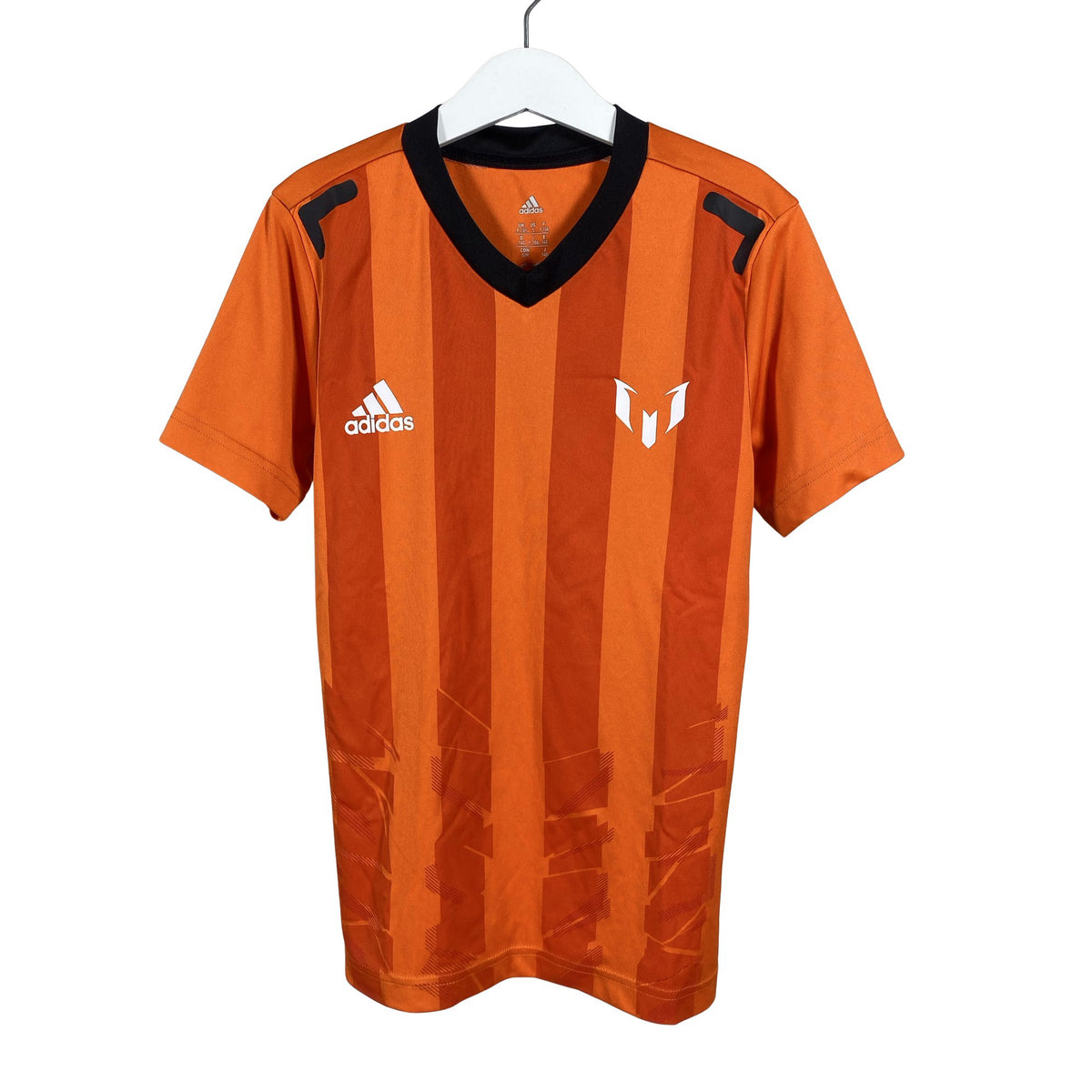 Unisex Adidas - Sports shirt, short sleeve, size 134 - 140 - Orange (1)