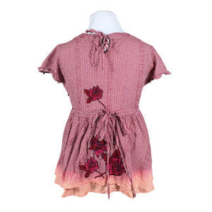Unisex Odd Molly - Short-sleeved blouse, size 42 - Wine red (2)