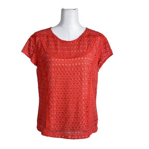 Unisex Moods of Norway - Short-sleeved blouse, size 40 - Red (1)