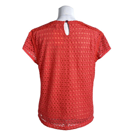 Unisex Moods of Norway - Short-sleeved blouse, size 40 - Red (2)