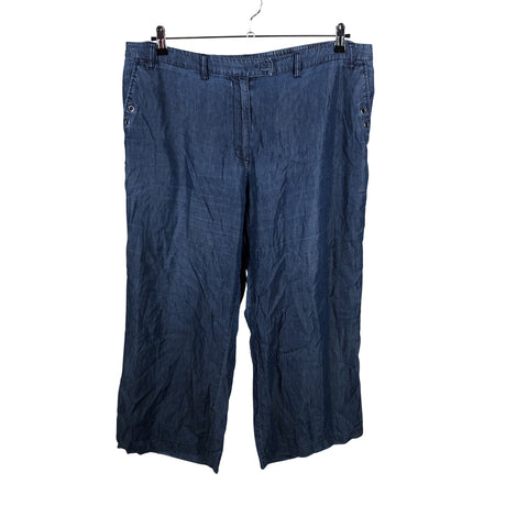 Unisex Ulla Popken - Slacks, size 48 - Blue ()