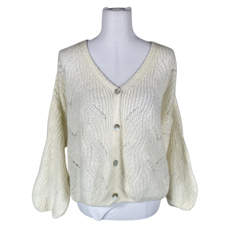 Unisex Bohemiana - Cardigan, size 38 - Natural white ()