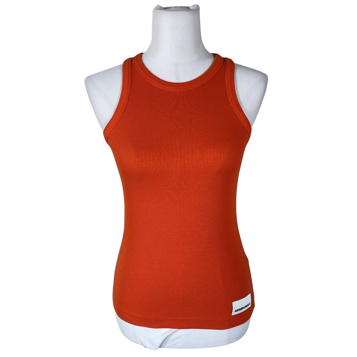 Unisex Armedangels - Tricot tank top, size 36 - Red (1)