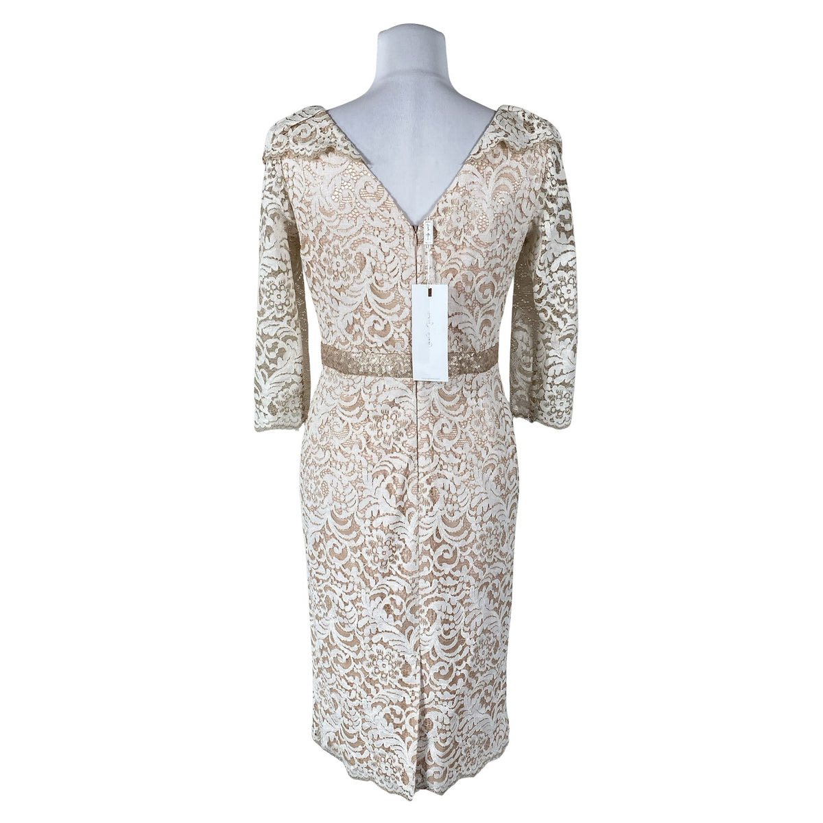 Unisex Carla Ruiz - Party dress, size 38 - Beige (2)