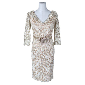 Unisex Carla Ruiz - Party dress, size 38 - Beige (1)