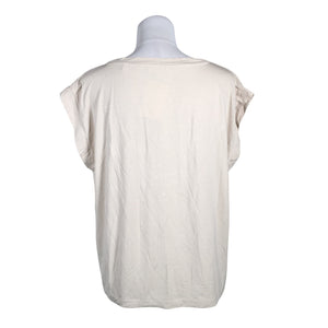 Unisex Opus - Short-sleeved blouse, size 40 - Beige (2)