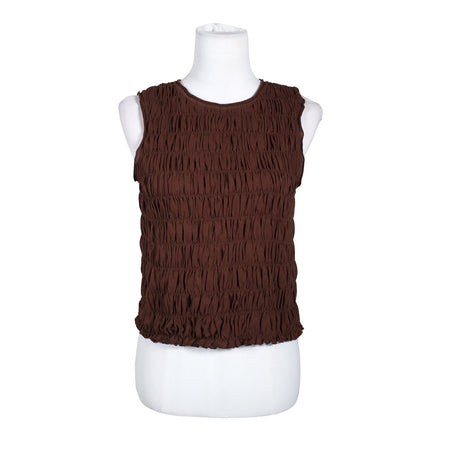Unisex Massimo Dutti - Top, size 40 - Brown ()