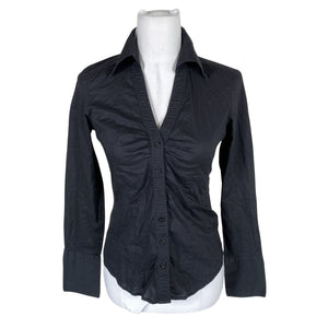 Unisex Esprit - Collared shirt, size 34 - Black (1)