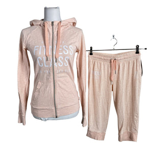 Unisex Reebok - Sweatshirt and pants set, size 34 - Light pink (1)