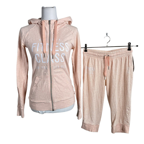 Unisex Reebok - Sweatshirt and pants set, size 34 - Light pink ()