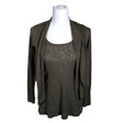 Unisex Betty Barclay - Tricot tank top, size 36 - Brown ()