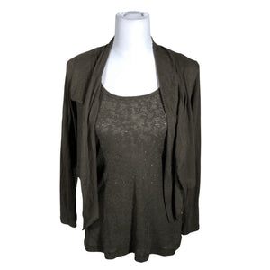 Unisex Betty Barclay - Tricot tank top, size 36 - Brown (1)