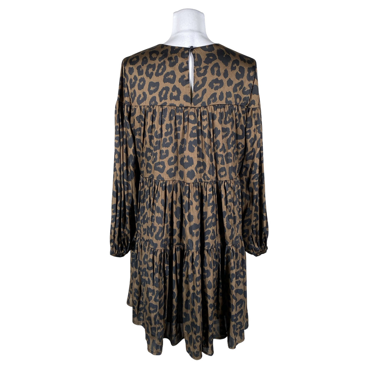 Unisex Banana Republic - Schiffon dress, size 38 - Brown (2)